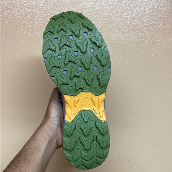 ASICS Gel-Venture 9 Men's Blue Yellow Gray Green Running Sneakers - Picture 15 of 17